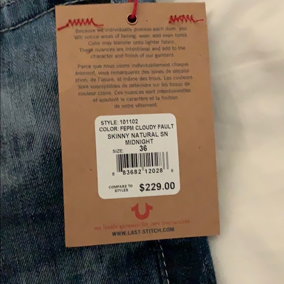True religion men’s jeans size 36 - Picture 2 of 7
